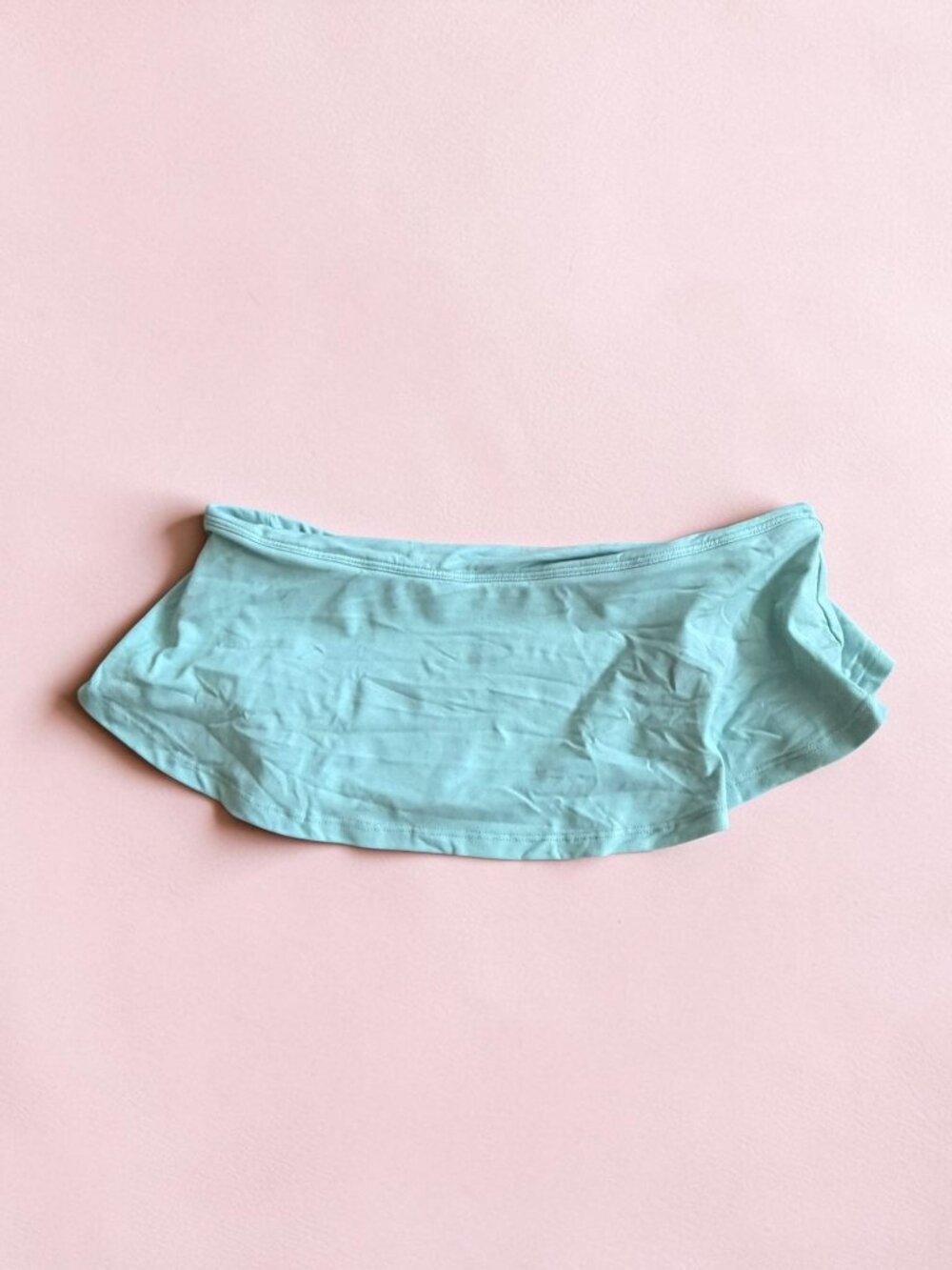 SUSANNA MONACO Blue Ruffle Tube Swim Top Size Large NEW NWT